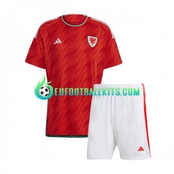 Wales Home Football Shirts World Cup 2022 Kids LS