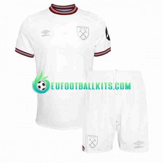 West Ham United Away Football Shirts 2023-2024 Kids LS