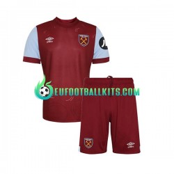 West Ham United Home Football Shirts 2023-2024 Kids LS