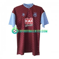 West Ham United Retro Home Football Shirts 1989-1990 Men LS