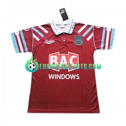 West Ham United Retro Home Football Shirts 1991-1992 Men LS