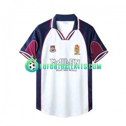 West Ham United Retro Iron Maiden Away Football Shirts 1999 Men LS