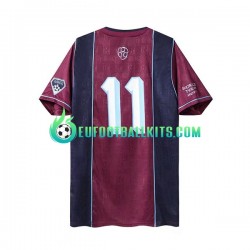 West Ham United Retro Iron Maiden Away Football Shirts 2011 Men LS