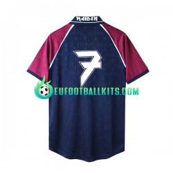 West Ham United Retro Iron Maiden Home Football Shirts 1999 Men LS
