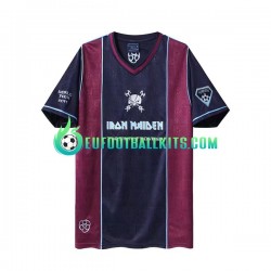 West Ham United Retro Iron Maiden Home Football Shirts 2011 Men LS