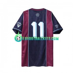 West Ham United Retro Iron Maiden Home Football Shirts 2011 Men LS