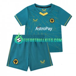 Wolverhampton Wanderers Away Football Shirts 2022-2023 Kids LS