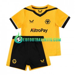 Wolverhampton Wanderers Home Football Shirts 2022-2023 Kids LS