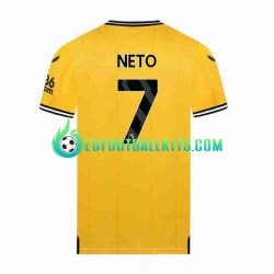 Wolverhampton Wanderers NETO 7 Home Football Shirts 2023-2024 Men LS