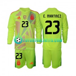 Argentina Goalkeeper Emiliano Martinez 23 Away Football Shirts 2024 Kids SS