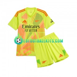 Arsenal Goalkeeper Home Football Shirts 2024-2025 Kids LS