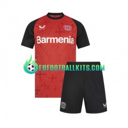 Bayer 04 Leverkusen Home Football Shirts 2024-2025 Kids LS