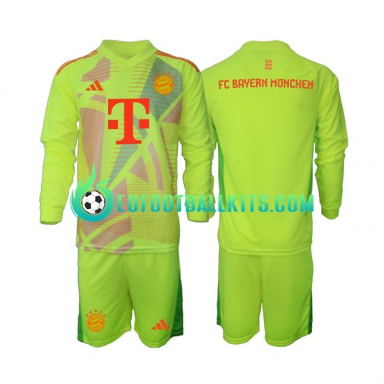 Bayern Munich Goalkeeper Home Football Shirts 2024-2025 Kids SS