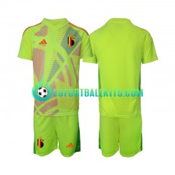 Belgium Goalkeeper Away Football Shirts Euro 2024 Kids LS