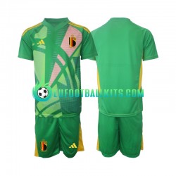 Belgium Goalkeeper Third Football Shirts Euro 2024 Kids LS