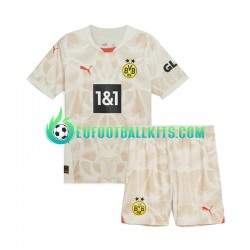 Borussia Dortmund Goalkeeper Away Football Shirts 2024-2025 Kids LS