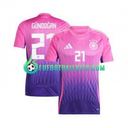 Germany Ilkay Gundogan 21 Away Football Shirts Euro 2024 Men LS