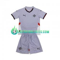 Iceland Away Football Shirts 2024 Kids LS