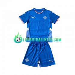 Iceland Home Football Shirts 2024 Kids LS
