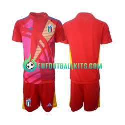 Italy Goalkeeper Third Football Shirts Euro 2024 Kids LS
