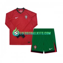 Portugal Home Football Shirts Euro 2024 Kids SS