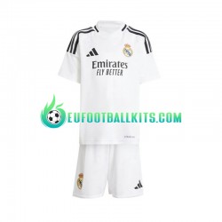Real Madrid Home Football Shirts Whitecolor 2024-2025 Kids LS