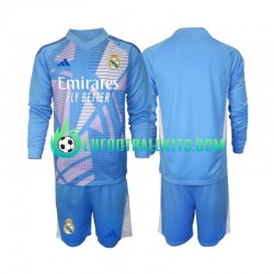 Real Madrid Goalkeeper Home Football Shirts 2024-2025 Kids SS