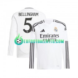Real Madrid Jude Bellingham 5 Home Football Shirts Whitecolor 2024-2025 Men SS