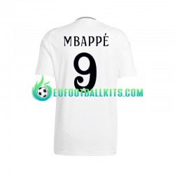 Real Madrid Kylian Mbappe 9 Home Football Shirts 2024-2025 Men LS