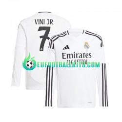 Real Madrid Vinicius Junior 7 Home Football Shirts Whitecolor 2024-2025 Men SS