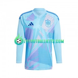 Spain Goalkeeper Away Football Shirts Bluecolor Euro 2024 Men SS