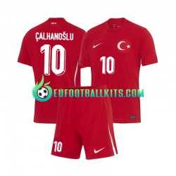 Turkey Hakan Calhanoglu 10 Away Football Shirts Euro 2024 Kids LS