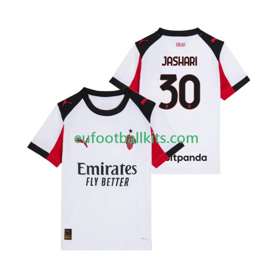 AC Milan Ardon Jashari 30 Away Football Shirts 2025-2026 Men LS
