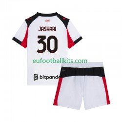 AC Milan Ardon Jashari 30 Away Football Shirts 2025-2026 Kids LS