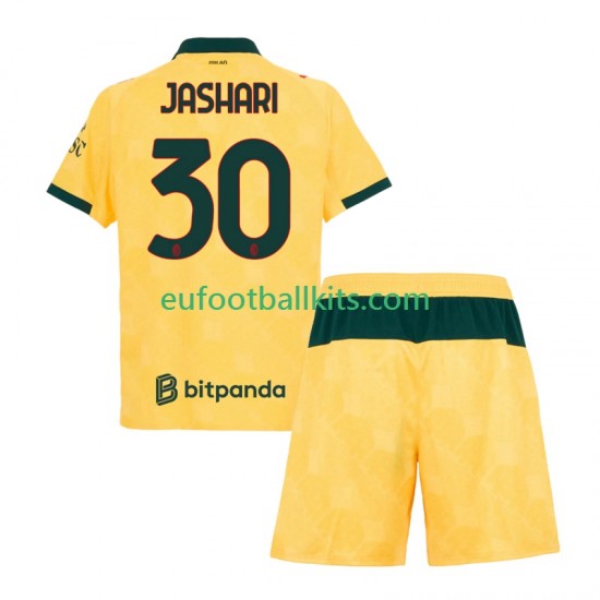 AC Milan Ardon Jashari 30 Third Football Shirts 2025-2026 Kids LS
