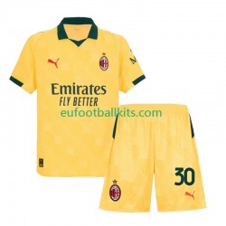 AC Milan Ardon Jashari 30 Third Football Shirts 2025-2026 Kids LS