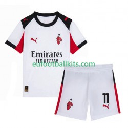 AC Milan Christian Pulisic 11 Away Football Shirts 2025-2026 Kids LS
