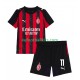 AC Milan Christian Pulisic 11 Home Football Shirts 2025-2026 Kids LS
