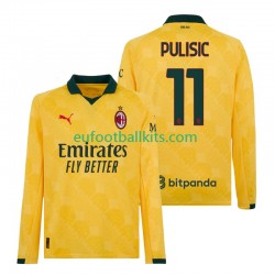 AC Milan Christian Pulisic 11 Third Football Shirts 2025-2026 Men SS