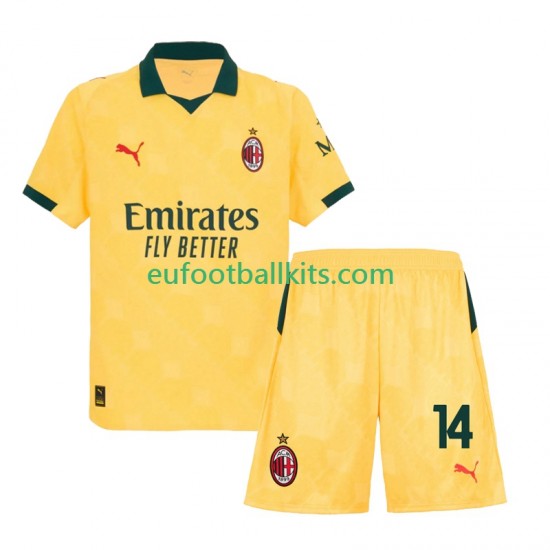 AC Milan Luca Modric 14 Third Football Shirts 2025-2026 Kids LS
