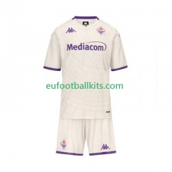 ACF Fiorentina Away Football Shirts 2025-2026 Kids LS