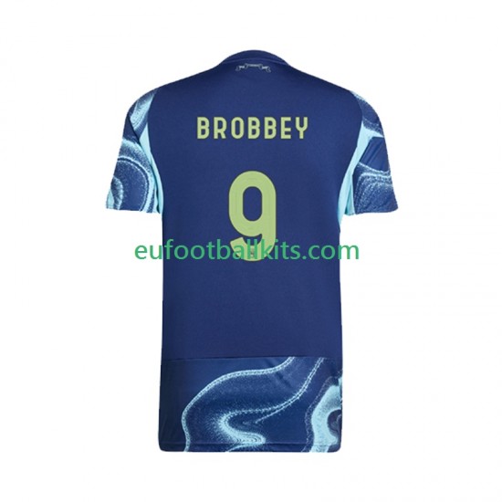 AFC Ajax Brian Brobbey 9 Away Football Shirts 2025-2026 Men LS