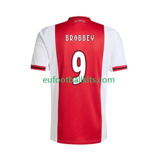 AFC Ajax Brian Brobbey 9 Home Football Shirts 2025-2026 Men LS