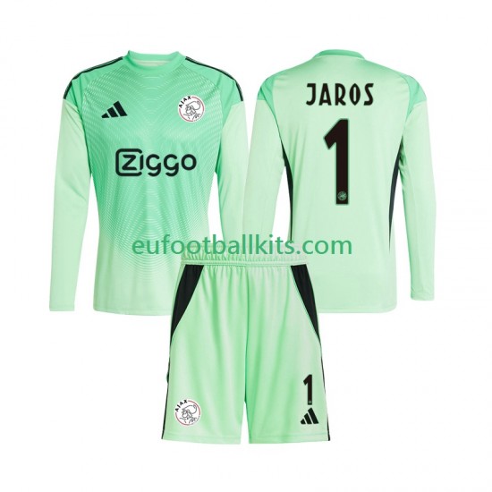 AFC Ajax Goalkeeper Vitezslav Jaros 1 Home Football Shirts 2025-2026 Kids SS