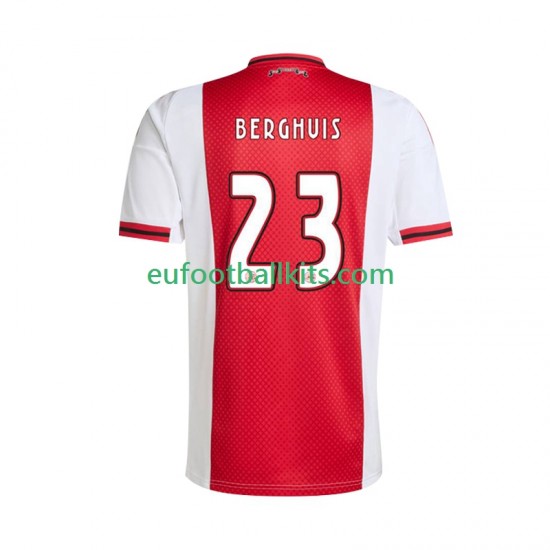 AFC Ajax Steven Berghuis 23 Home Football Shirts 2025-2026 Men LS