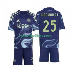 AFC Ajax Wout Weghorst 25 Away Football Shirts 2025-2026 Kids LS