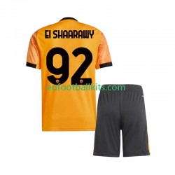 AS Roma Stephan El Shaarawy 92 Away Football Shirts 2025-2026 Kids LS