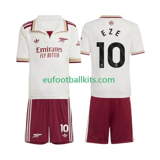 Arsenal Eberechi Eze 10 Third Football Shirts 2025-2026 Kids LS