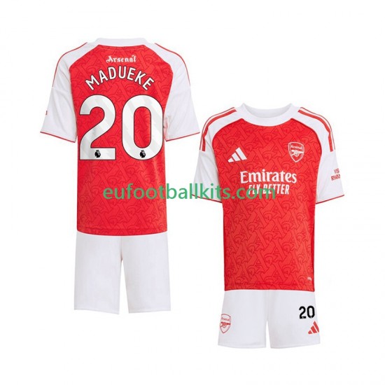 Arsenal Noni Madueke 20 Home Football Shirts 2025-2026 Kids LS