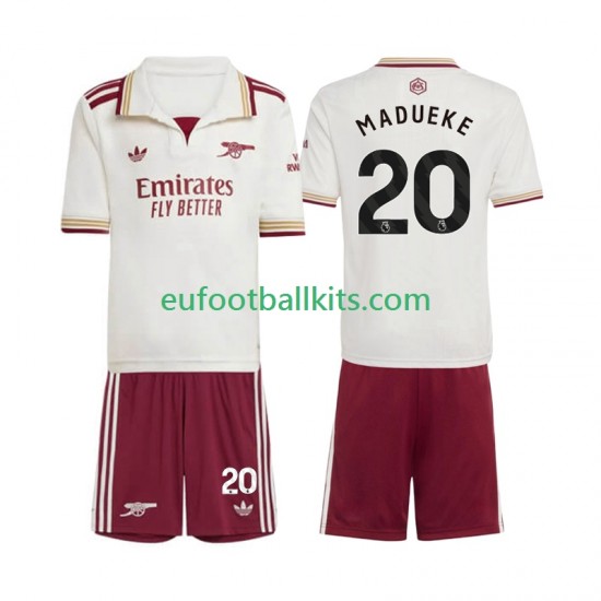 Arsenal Noni Madueke 20 Third Football Shirts 2025-2026 Kids LS